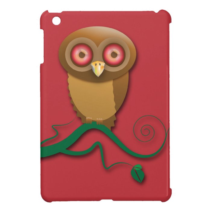 who me? says the owl iPad mini case