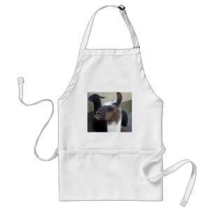Who me? Zoo Llama design Adult Apron
