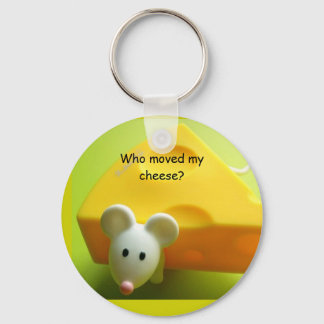 Who moved my cheese? keychain