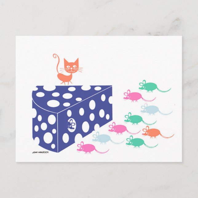 Who moved my cheese? postcard (Front)