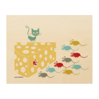 Who moved my cheese? wood wall decor