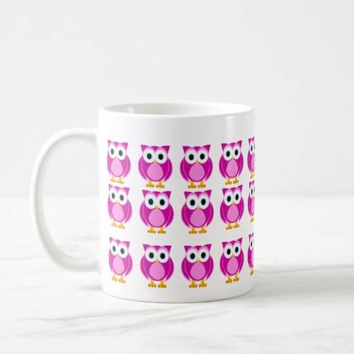 Who Mrs Owl Cartoon Mug