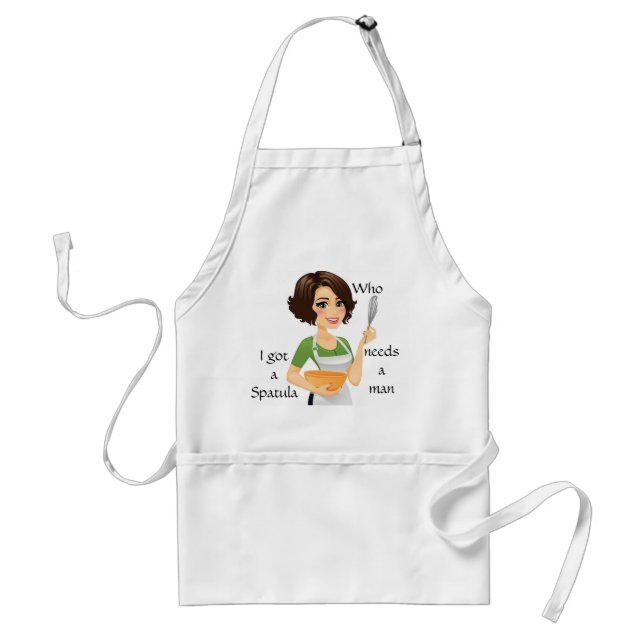 Who Needs A Man Apron (Front)