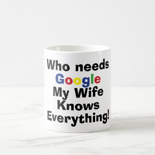 Who needs google coffee mug