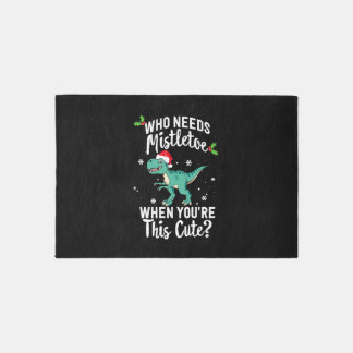 Who Needs Mistletoe When You're This Cute Christma Rug