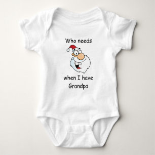 Who needs Santa when I have Grandpa Baby Bodysuit