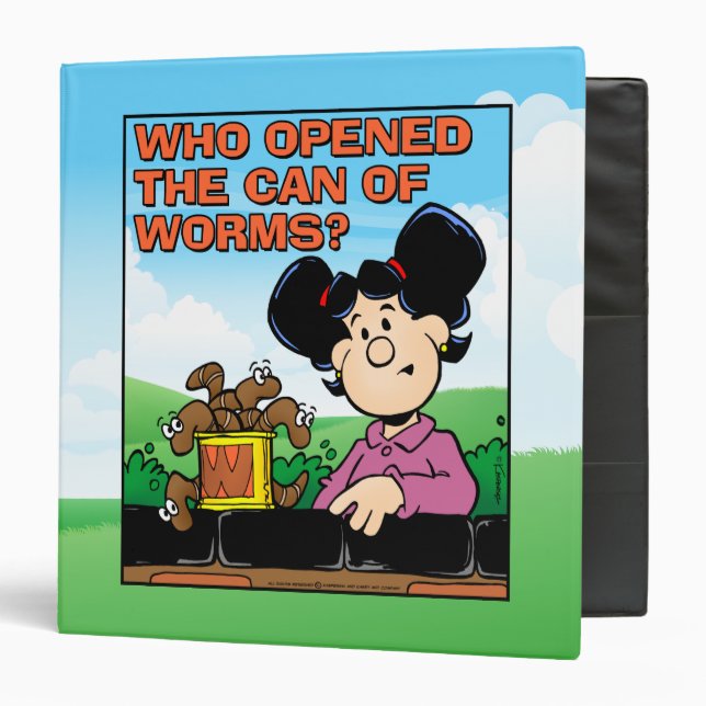 Who Opened The Can of Worms Binder (Front/Inside)