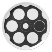 Who pays the pizza? melamine plate (Front)