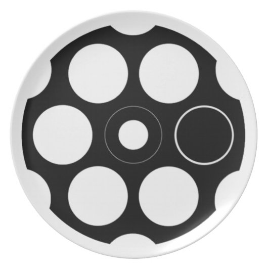 Who pays the pizza? melamine plate (Front)