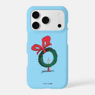 Who Peeking Through Christmas Wreath iPhone 17 Pro Case
