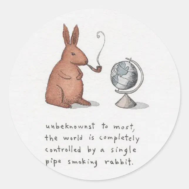 Who Really Controls the world? Classic Round Sticker Zazzle
