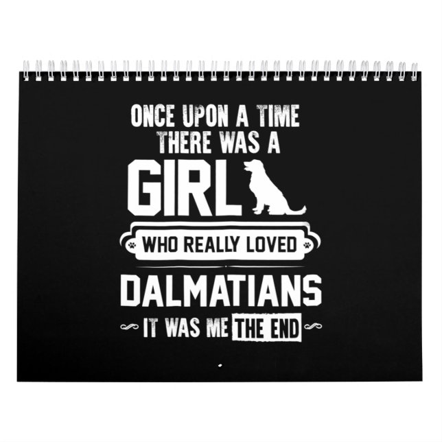Who Really Loved Dalmatians Calendar (Cover)