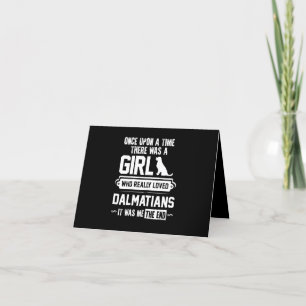 Who Really Loved Dalmatians Letterpress Thank You Card