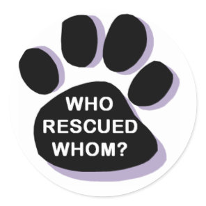 Who Rescued Whom? Sticker