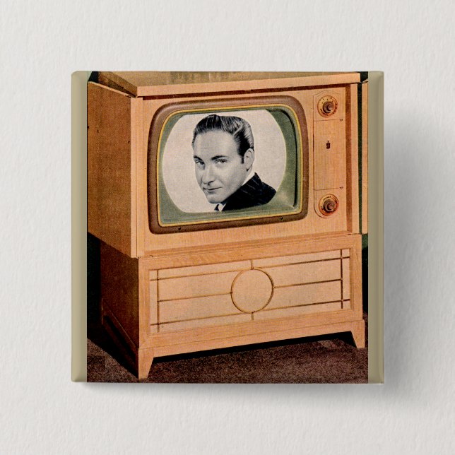 Who’s on TV? Button (Front)