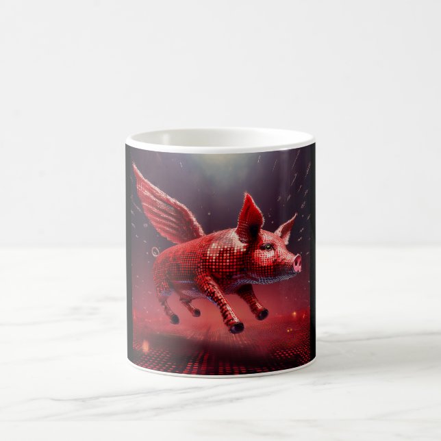 Who Says Pigs Can't Fly! Coffee Mug (Center)
