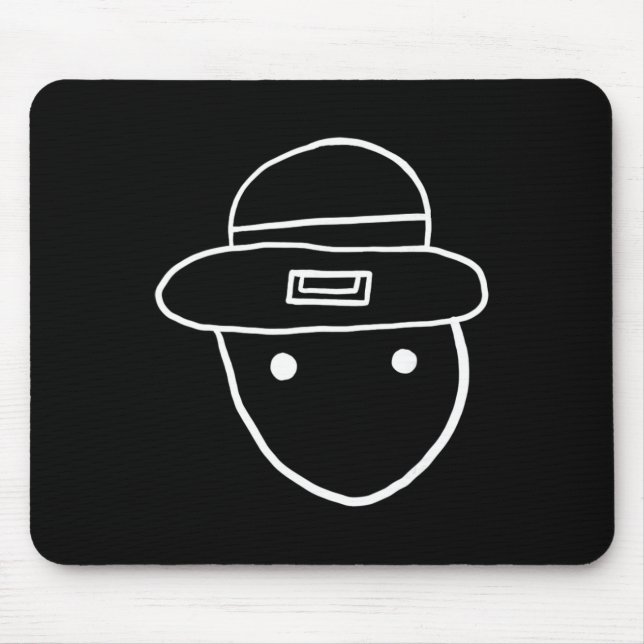 Who Seen Leprechaun Say Yea! Mobile Funny St. Patr Mouse Pad (Front)