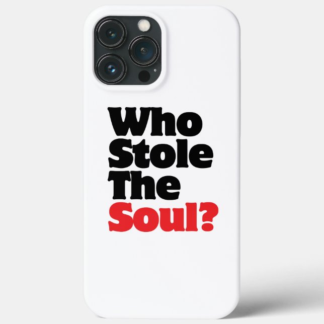 Who Stole The Soul? Case-Mate iPhone Case (Back)