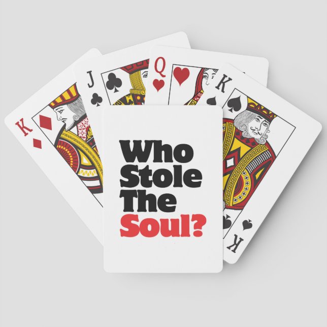 Who Stole The Soul? Poker Cards (Back)