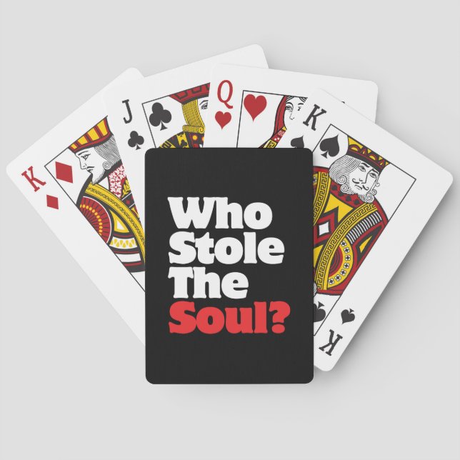 Who Stole The Soul? Poker Cards (Back)