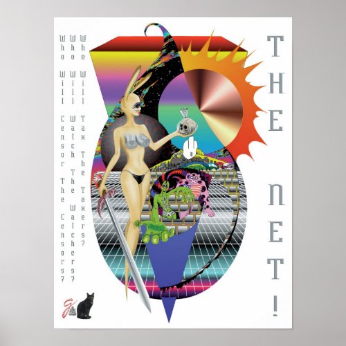 Who The Net Poster