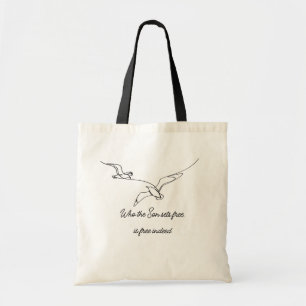 Who the Son sets Free Is Free Indeed Bible Verse Tote Bag