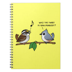 Who the Tweet is Sam Peabody? Photo Notebook (6.5
