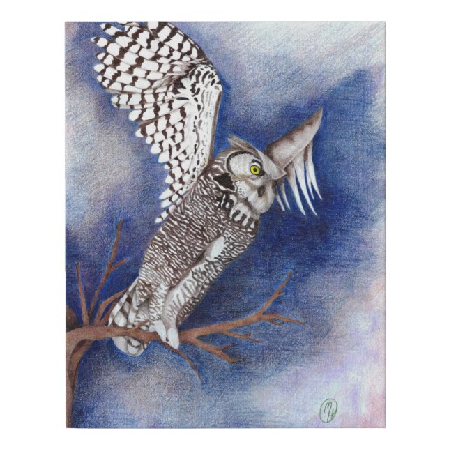 "Who There" Faux Canvas Print (Front)