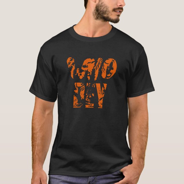 Who they - Cincinnati football fan black T-Shirt (Front)
