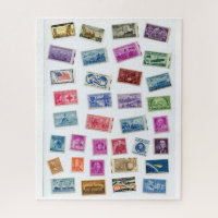 Who Wants a Challenge Stamps Jigsaw Puzzle
