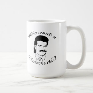 Who Wants a Mustache Ride? Coffee Mug