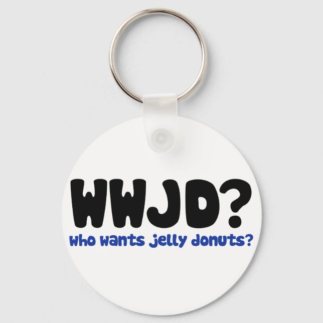 Who wants jelly donuts keychain (Front)