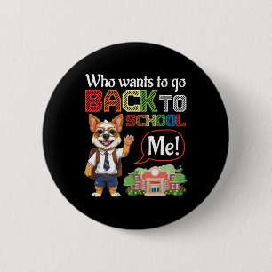 Who Wants To Go Back To School Brussels Griffon Do Button