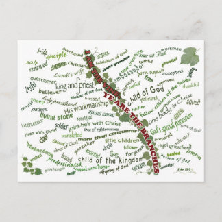 Who We Are in Christ - 85 names God gives to us Postcard