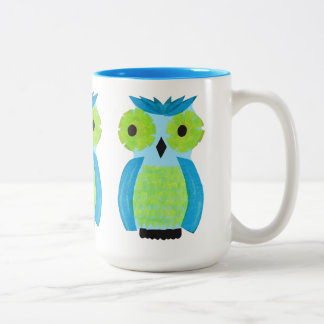 Who? Who? Colorful Owl Mug