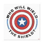 Who Will Wield The Shield Badge Canvas Print