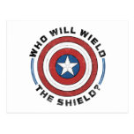 Who Will Wield The Shield Badge Postcard