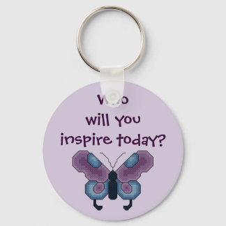 Who will you inspire today? Butterfly Keychain