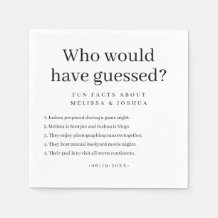 Who would have guessed Wedding Napkins