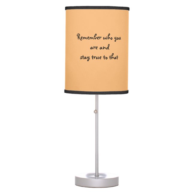 Who You Are  Table Lamp (Front)