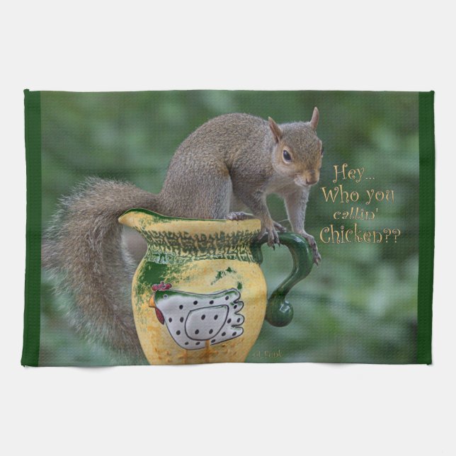 Who You Callin' Chicken Towel (Horizontal)