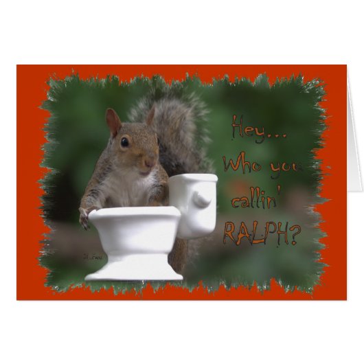 "Who You Callin' RALPH?" Cards (Front Horizontal)