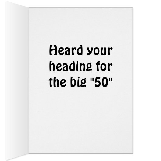 'WHOA SAY THE HORSE' HEADING FOR THE BIG "50" (Inside (Right))