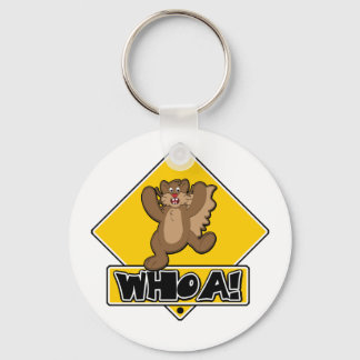 Whoa Squirrel Keychain