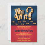 Whodunit? Murder Mystery Party Invitation at Zazzle