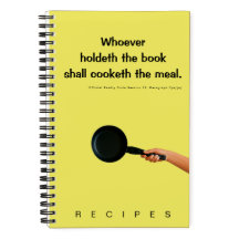 Whoever Holdeth the Book recipe book