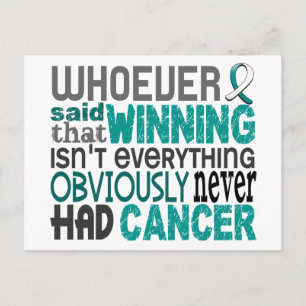 Whoever Said Cervical Cancer Postcard