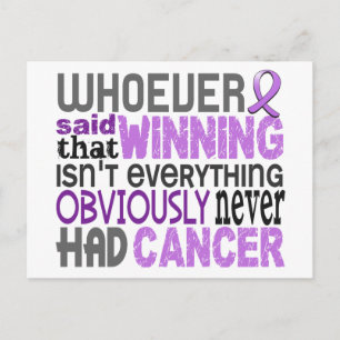 Whoever Said General Cancer Postcard