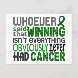 Whoever Said Liver Cancer Postcard