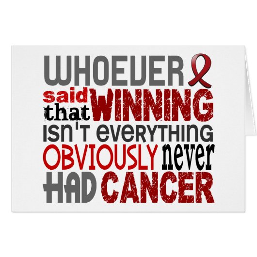 Whoever Said Multiple Myeloma Cards (Front Horizontal)